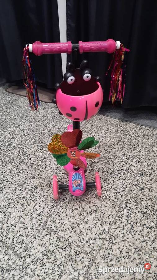 Hulajnoga trójkołowa ze świecącymi kółkami LED 2 Dębica