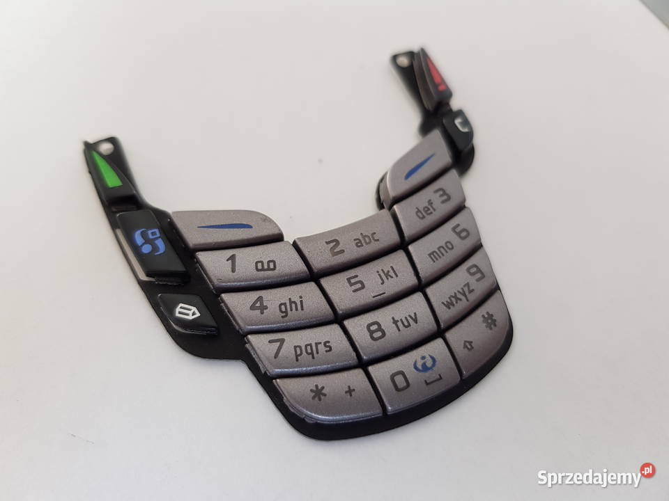 Klawiatura Klawisze Nokia 6600 srebrna ciemna wielkopolskie Leszno sprzedam