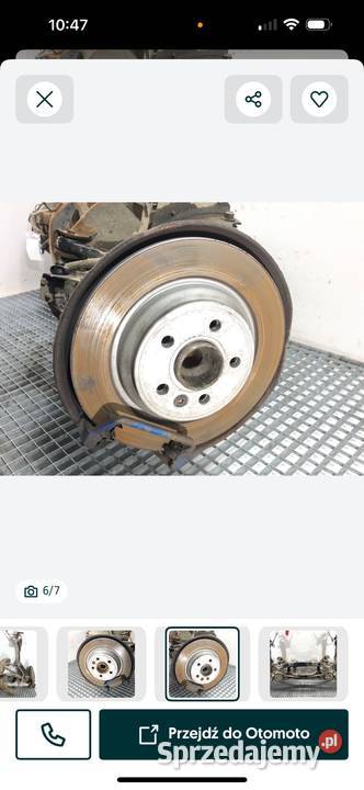 Piasta Volvo v60 prawy tył dostępne lewa strona osobowe Zduńska Wola