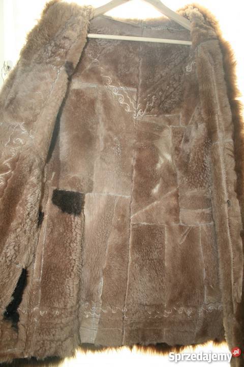 Kożuch naturalny kobiecy młodzieżowy mazowieckie Warszawa sprzedam