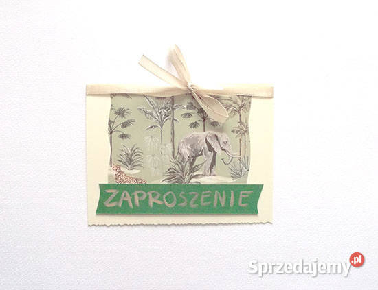 boho zaproszenie na imprezę słoń zaproszenie ze kujawsko-pomorskie Bydgoszcz
