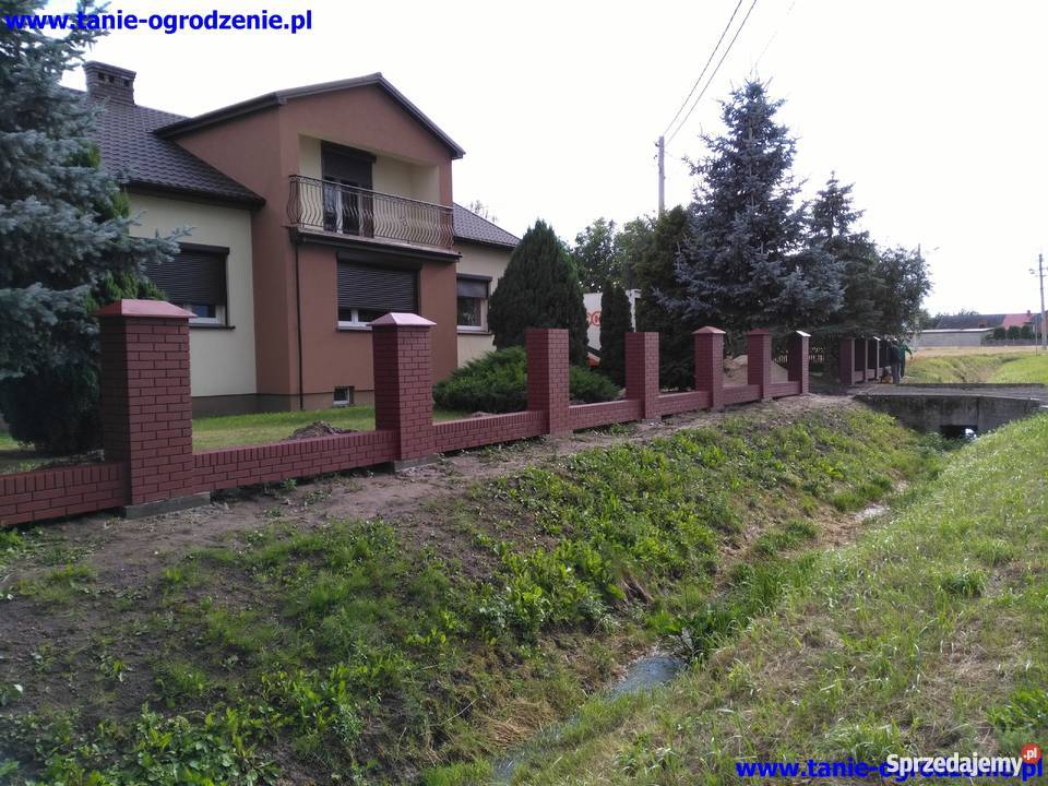 Ala klinkier słupki murki ogrodzenia imitacja Ogrodzenia i bramy Wrocław