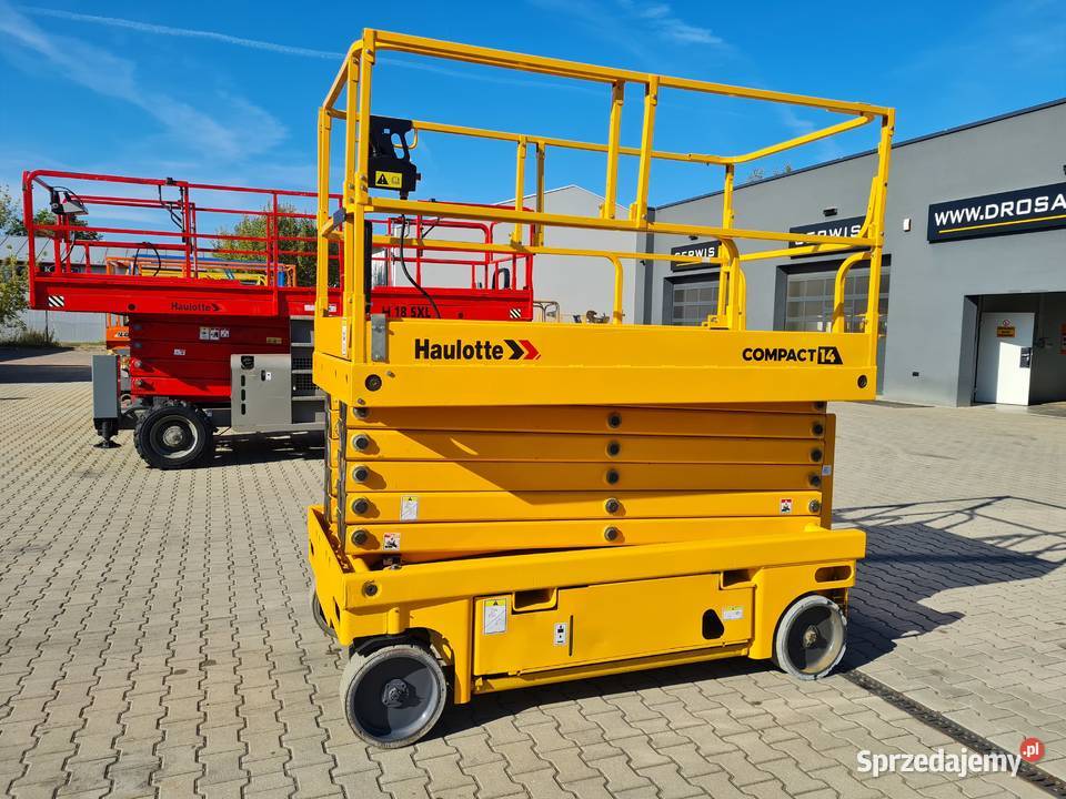 Podnośnik nożycowy Haulotte Compact 14 2013 r Dźwigi, podnośniki Dąbrowa Tarnowska sprzedam