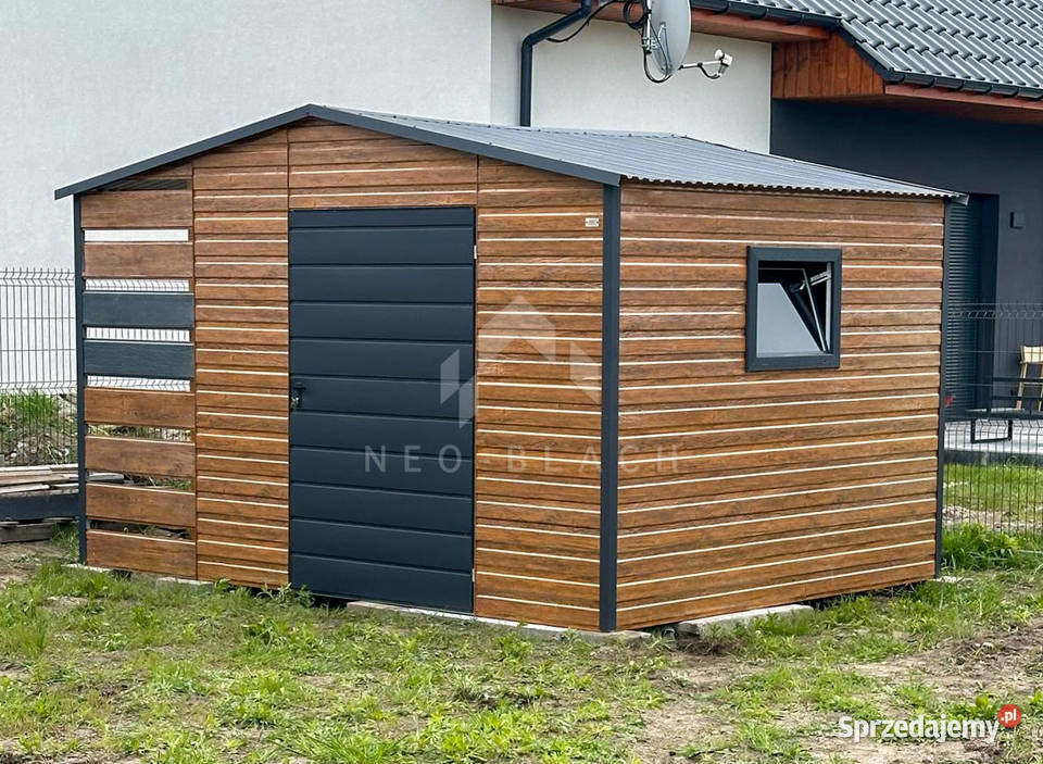Schowek Domek ogrodowy 2x2m Wiata Jasny Orzech Domki narzędziowe Gdynia