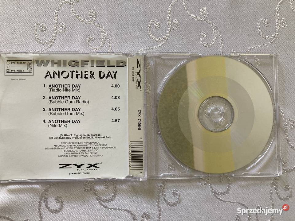 Płyta CD Whigfield Another Day Lata 90 Single 1 płyta Czerwionka-Leszczyny sprzedam