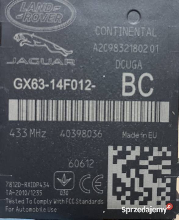 GX6314F012 moduł wzmacniacz antenowy jaguar x761 Sprzęt audio fabryczny Szczecin