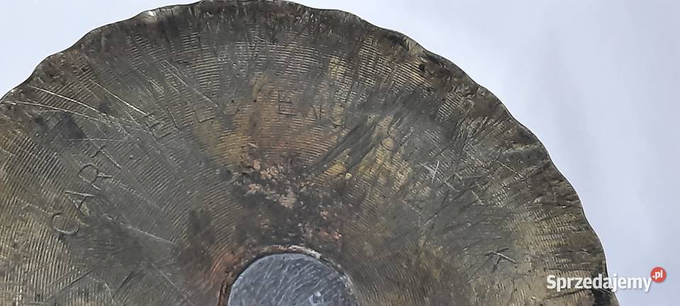 sztuka okopowa łuska z mosiądzu Militaria sprzedam