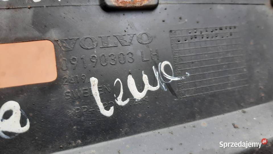 ślizg zderzaka przedniego prawy lewy Volvo V70 Dębno