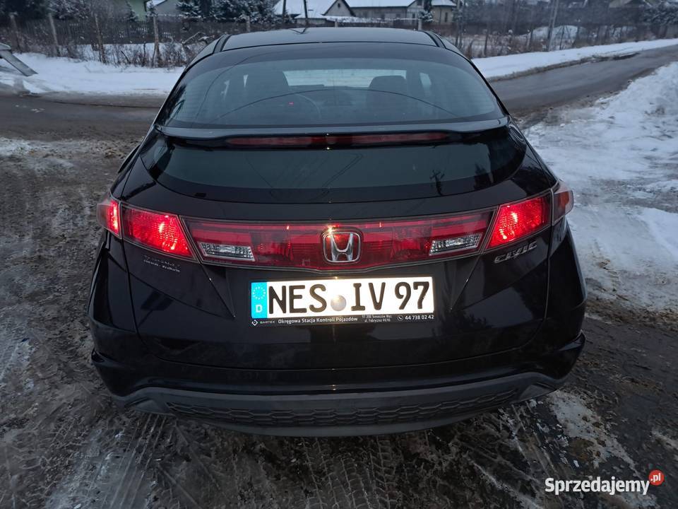 Honda Civic UFO 14 benzyna 2007r sprowadzona Rok produkcji 2007 Tomaszów Mazowiecki