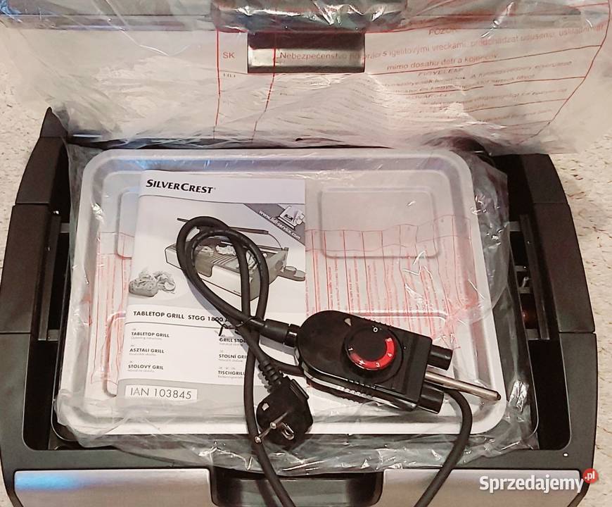 Tabletop Grill Stgg 1800 A1 SilverCrest