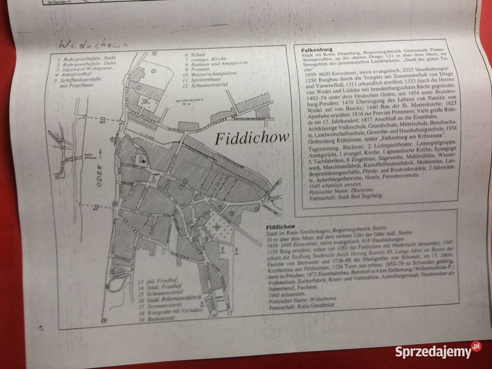 450 Niemiecki Plan Złocieńca I Widuchowej Szczecin