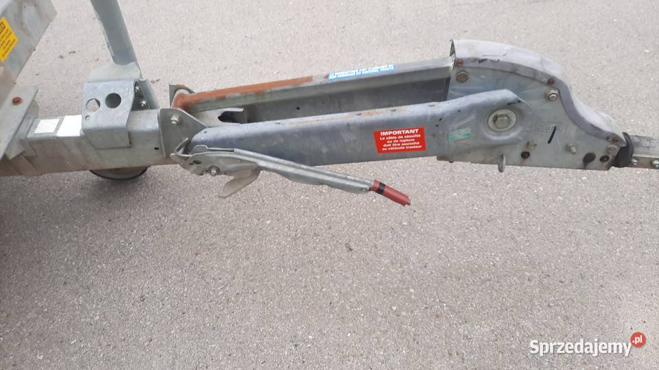 Przyczepa Laweta pod mini koparkę Ładowność 1000