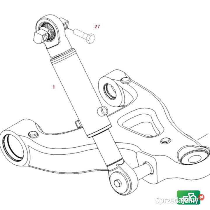 Siłownik zawieszenia przedniej osi F954305050030 Hydraulika sprzedam