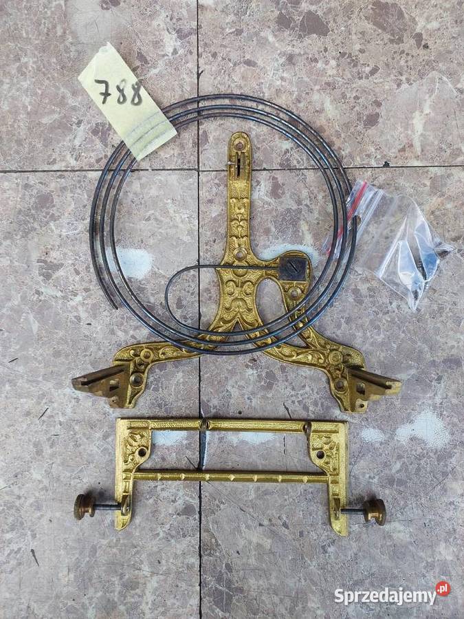 788 Gong mocowanie mechanizmu zdobione zegara Tczew