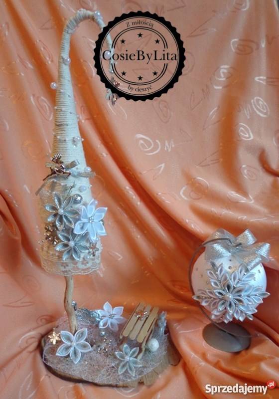 Stroik świąteczny rękodzieło Boże Narodzenie świętokrzyskie Krajno-Parcele