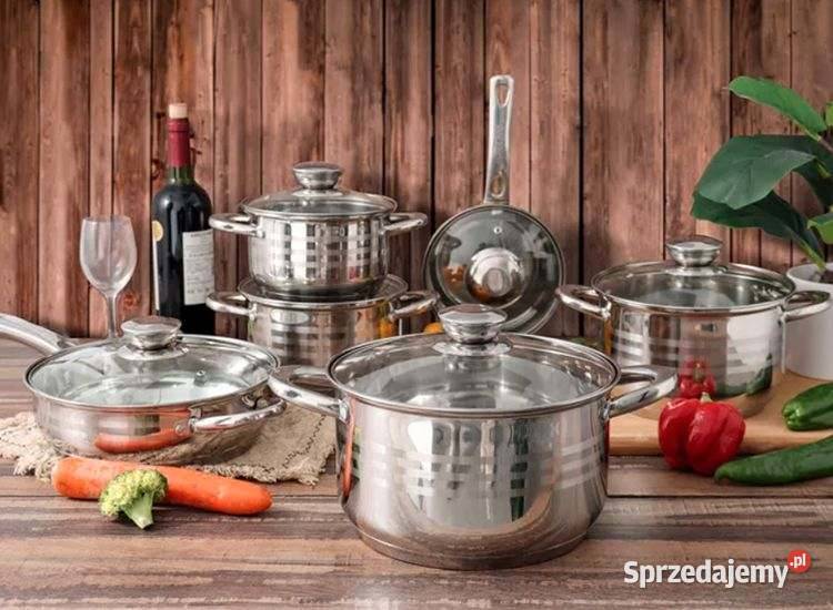 Zestaw naczyń kuchennych Swiss Pro 18 sztuk sprzedam