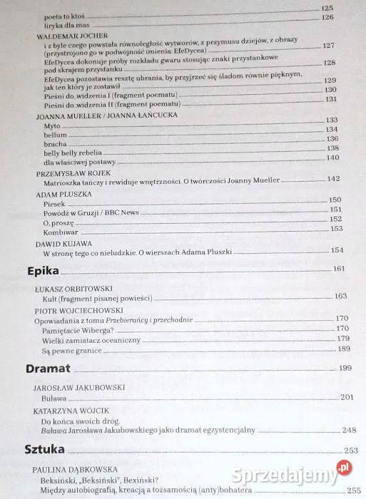 Kwartalnik Kulturalny Nowy napis Liryka epika miękka lubelskie Chełm