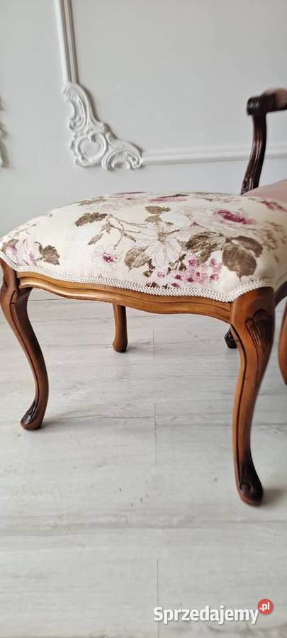 Stylowa pufa podnóżek stołek taboret angielska Szczecin sprzedam
