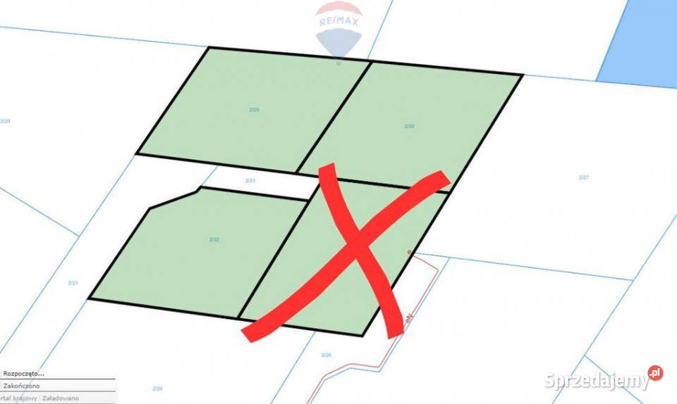 Działka w spokojnej okolicy Książenice sprzedam