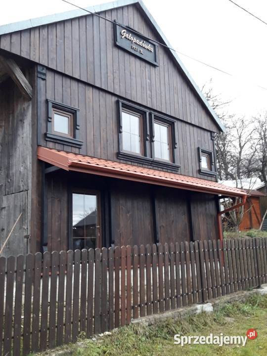 Elewacja drewniana Ściany z drzewa Domek Przemyśl