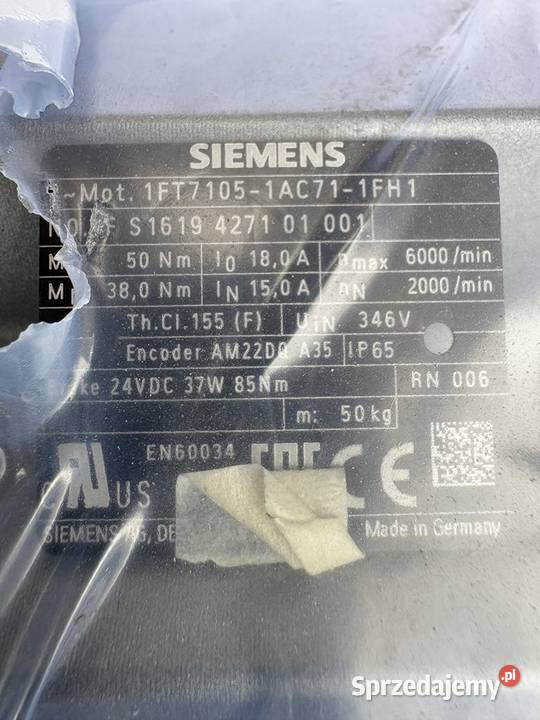 Siemens 1FT71051AC711FH1 Servo Motor