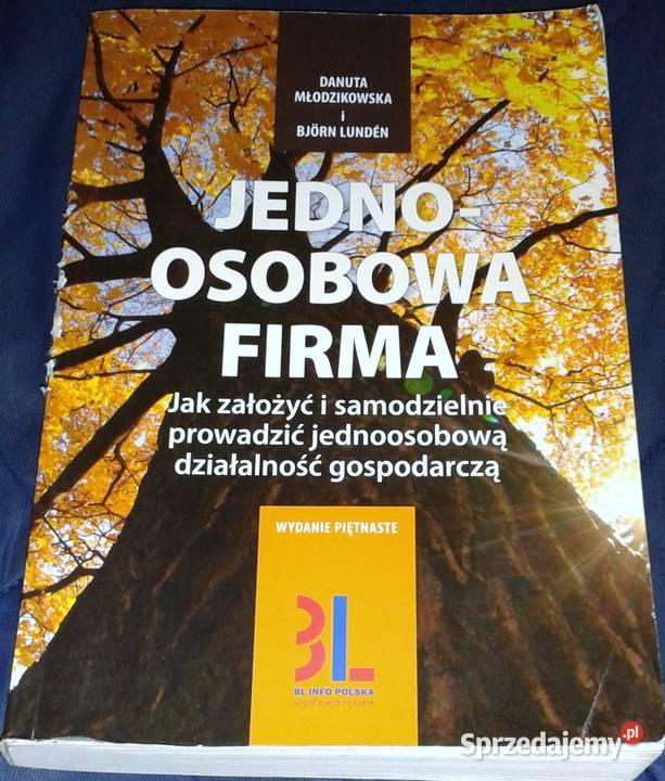 Jednoosobowa firma Bjorn Lunden Danuta lubelskie Chełm sprzedam
