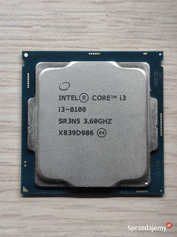 Intel Core i3 8100 s1151 44 6mb 360Ghz Krośniewice