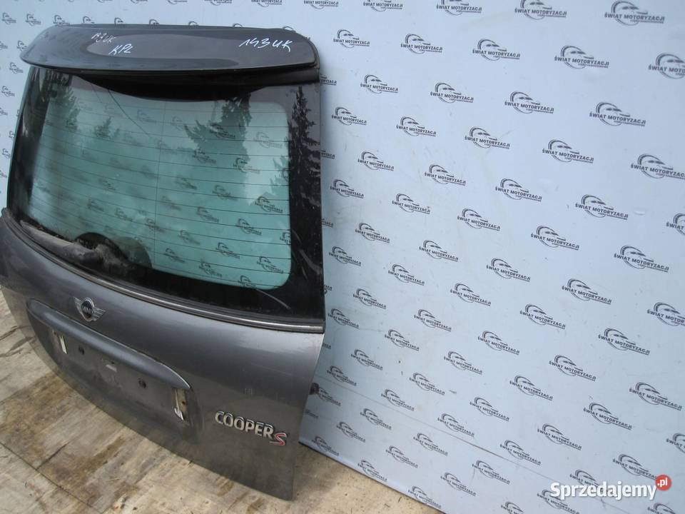 MINI COOPER I S 03r klapa tył