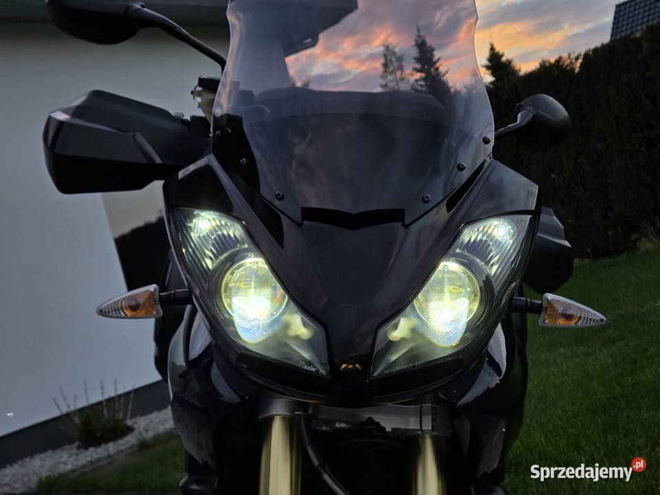 Triumph Tiger 1050 2009 3 oryginalne kufry opolskie Turawa