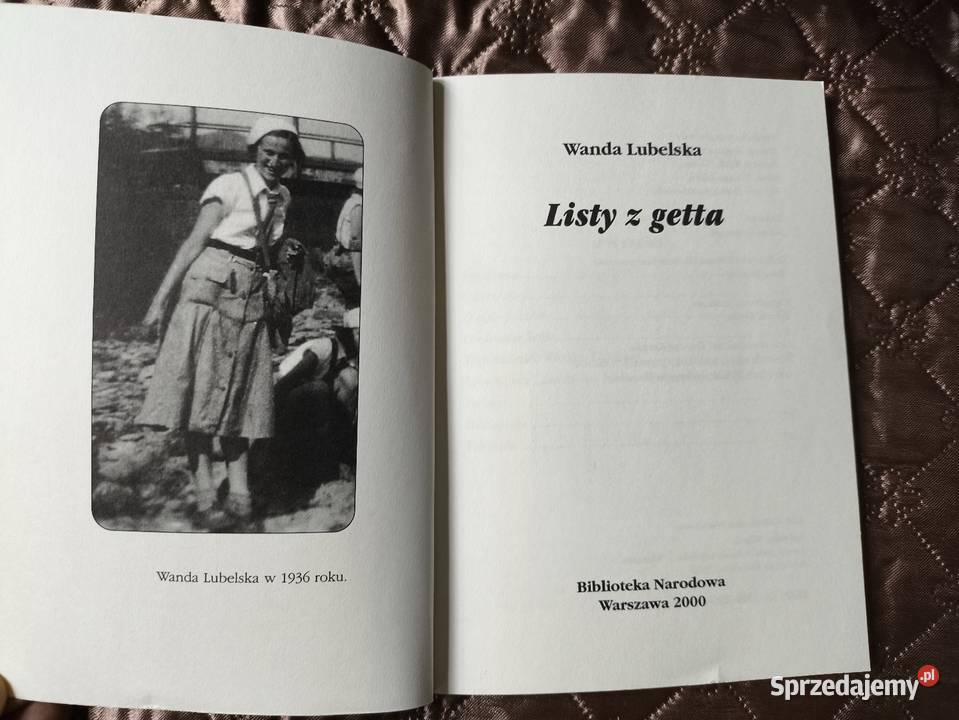 Listy z getta Wanda Lubelska Warszawa