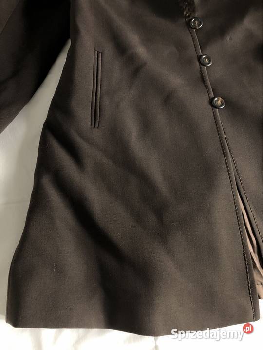 Płaszcz zimowy damski zamszowy TISSU France Płaszcz zimowy Kołobrzeg