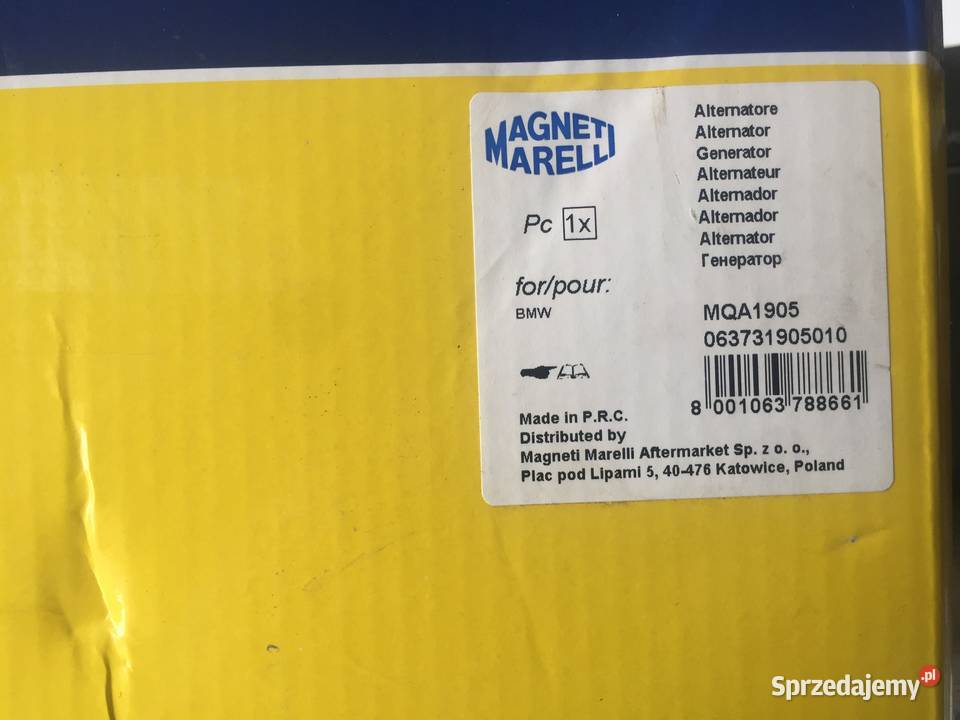 ALTERNATOR BME E60 E61E63 E65 E66 E67 Gidle