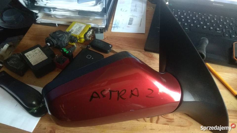 Lusterka zewnętrzne prawe manualne Opel Astra 2 wielkopolskie Margonin