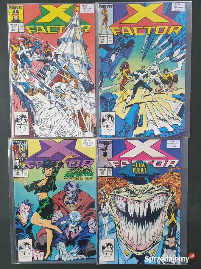 XFactor kolekcja 29 oryginalnych komiksów Marvel pomorskie Gdynia