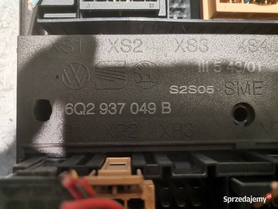 SKODA FABIA I MODUŁ KOMFORTU 6Q2937049B Rok produkcji 2003 Nowy Sącz
