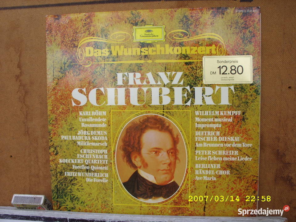 Klasyczna LP FRANZ SCHUBERT3 plyty winylowe dolnośląskie Wołów