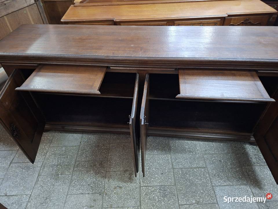 Duża dębowa komoda rustykalna 240 Nowy Sącz