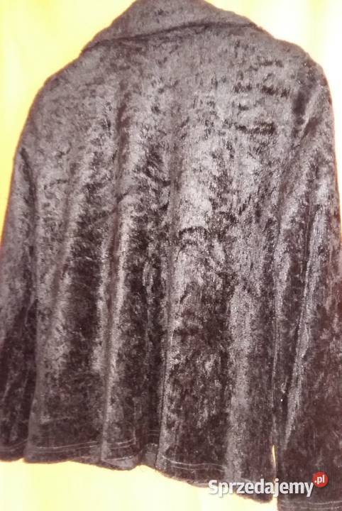 Żakiet futerkowy na podszewceczarnyM Łódź