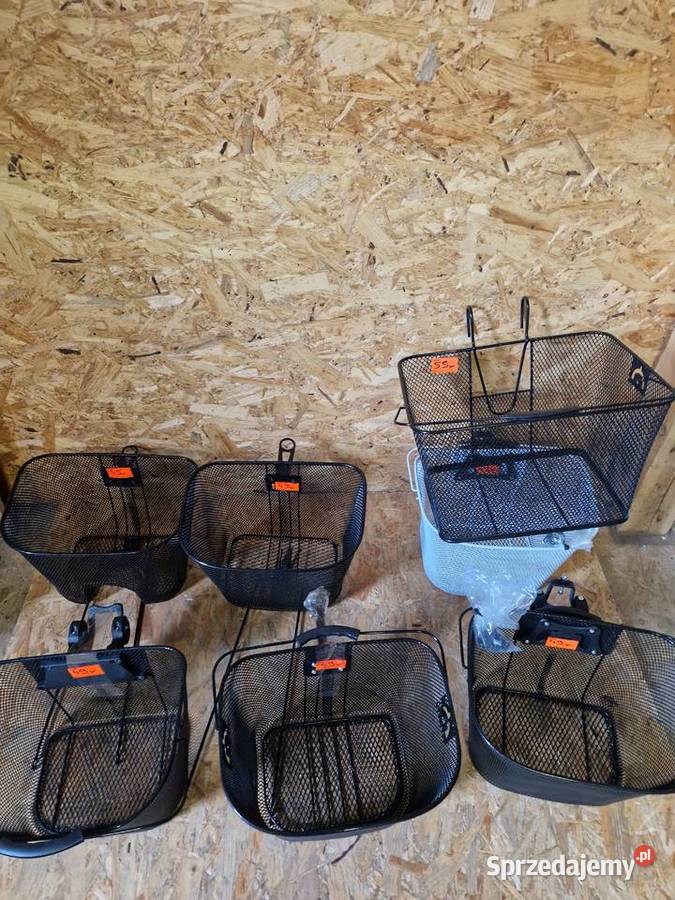 METALOWY DUŻY KOSZ ROWEROWY NA KIEROWNICĘ NA Cargo i kosze