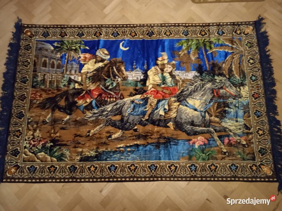 Kilim gobelin dywan na ścianę lata 70 Kielce