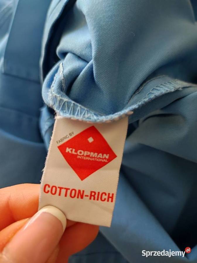 niebieska fartuch bluza medyczna stomatologoczna sprzedam