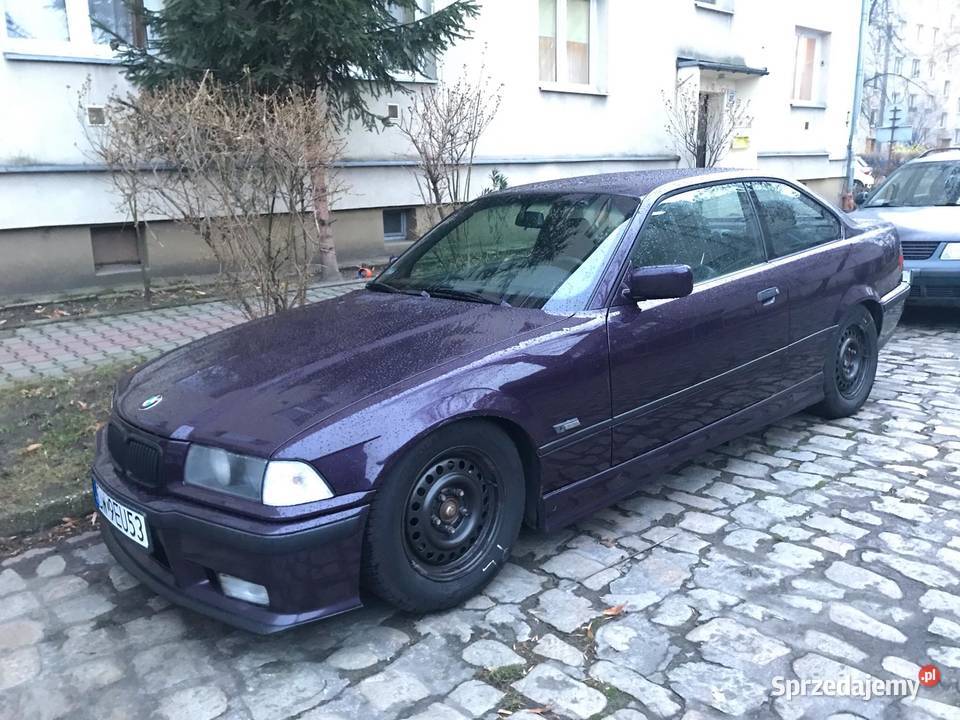 BMW E36 coupe DaytonaViolet 320i M52 MPAKIET aluminiowe felgi