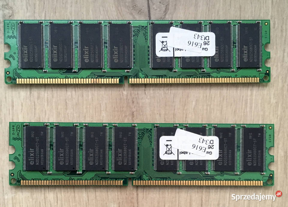 Pamięć RAM Elixir M2U51264DS8HC1G5T 512MB PC3200 Radlin