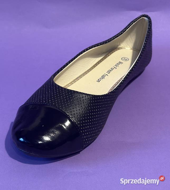 Czarne baleriny połysk rozmiar 38 BAL9 Żyrardów