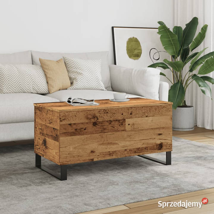 Stolik kawowy stare drewno 90x445x45 WM857442