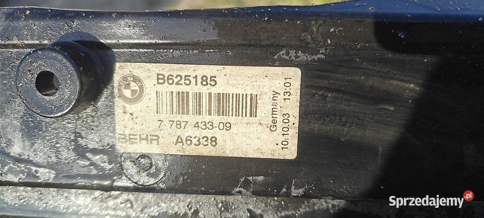 BMW 5 E60 E61 Uchwyt Mocowanie chłodnicy 7787443 Pozostałe dolnośląskie