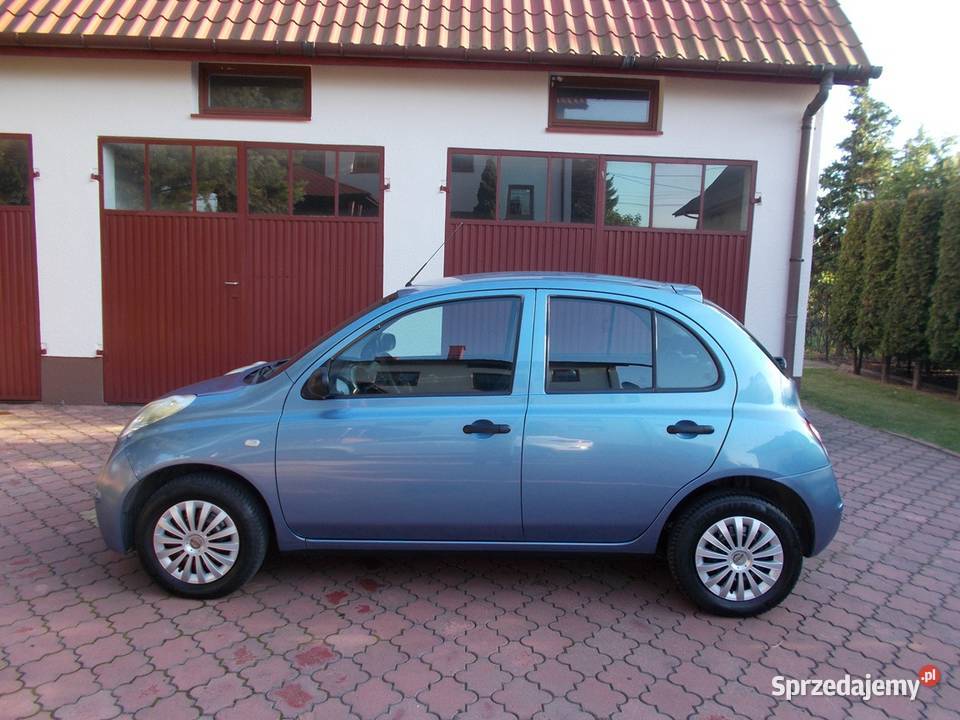 NISSAN MICRA 12 benzyna 2007 r 5 drzwi centralny zamek Uniejów sprzedam