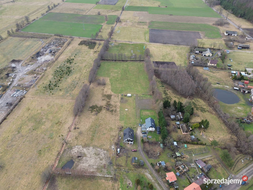 Działka z warunkami zabudowy 1217m2 Chmieleniec