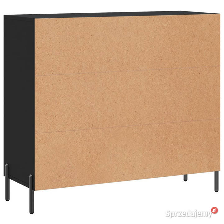 Szafka czarna 90x34x80 materiał drewnopochodny Warszawa