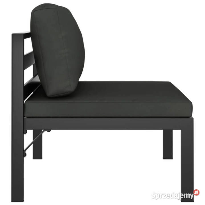 3os sofa ogrodowa z poduszkami aluminium